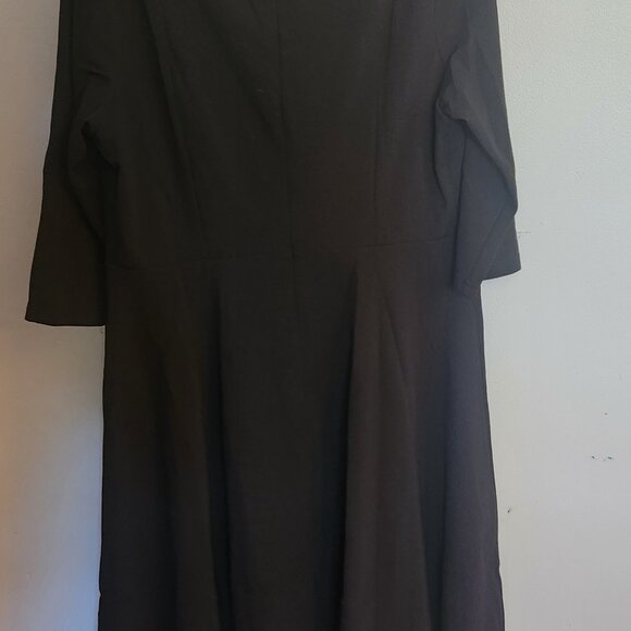Conservative Black Dress - Picture 3 of 4